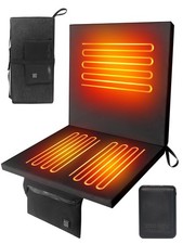 Heated Stadium Seats for Bleachers with Back Support, 12000mAh Power Bank Hea...