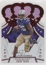 2020 Panini Chronicles Draft Picks Crown Royale Mirror Red Salvon Ahmed #22 d4e