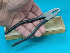 1970's Red Devil No. 1934 Glaziers' 6" Running Pliers-Unflared Smooth Jaws NOS