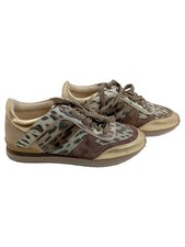 LIEBESKIND BERLIN Sneaker Low Damen Gr. 39 Leo-Muster Gold Metallic