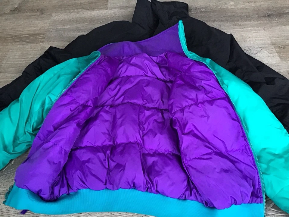 Vintage 90s Columbia Jacket Mens Medium Multicolor 3-In-1 Snow Ski Coat Down - Image 3 of 4