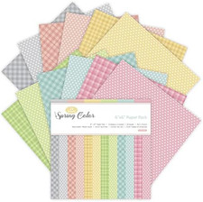 24 Sheets 6"X6" Pink Spring Scrapbook Paper - Single-Sided Pattern Decorative Pa