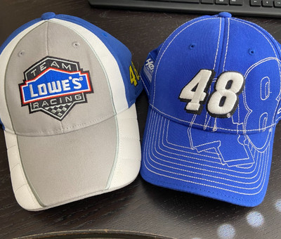 7xs Champ #48 Jimmy Johnson Hendick's Lowe's Racing NASCAR Hat Cap GET BOTH