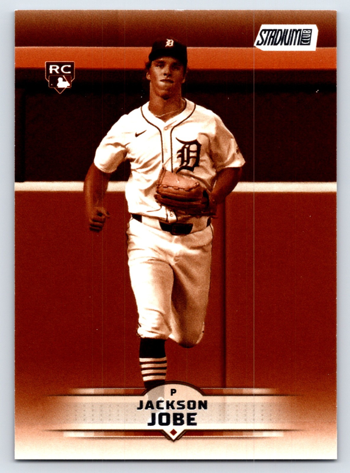 2025 Topps Stadium Club Sepia Jackson Jobe Rookie #50 Detroit Tigers
