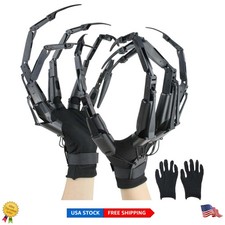 Ultra-Realistic Halloween Articulated Fingers with Nails - Perfect for Any Size