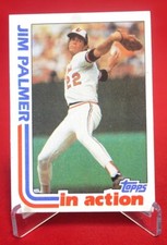 Jim Palmer 1982 Baseball Card TOPPS #81 EX-MT