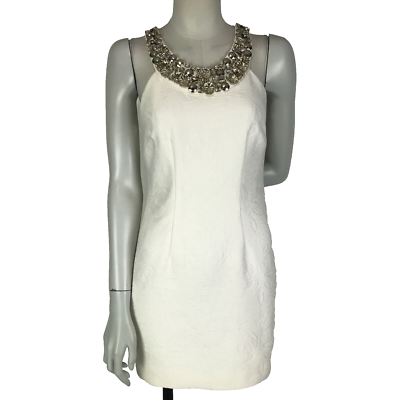 Forever New Dress Ivory Size 8 Pencil Short Beaded Textured Lined Party New | eBay Forever New Dress Ivory Size 8 Pencil Short Beaded Textured Lined Party New | eBay