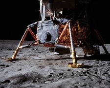 APOLLO 11 LUNAR MODULE ON MOON NASA 11x14 GLOSSY PHOTO PRINT