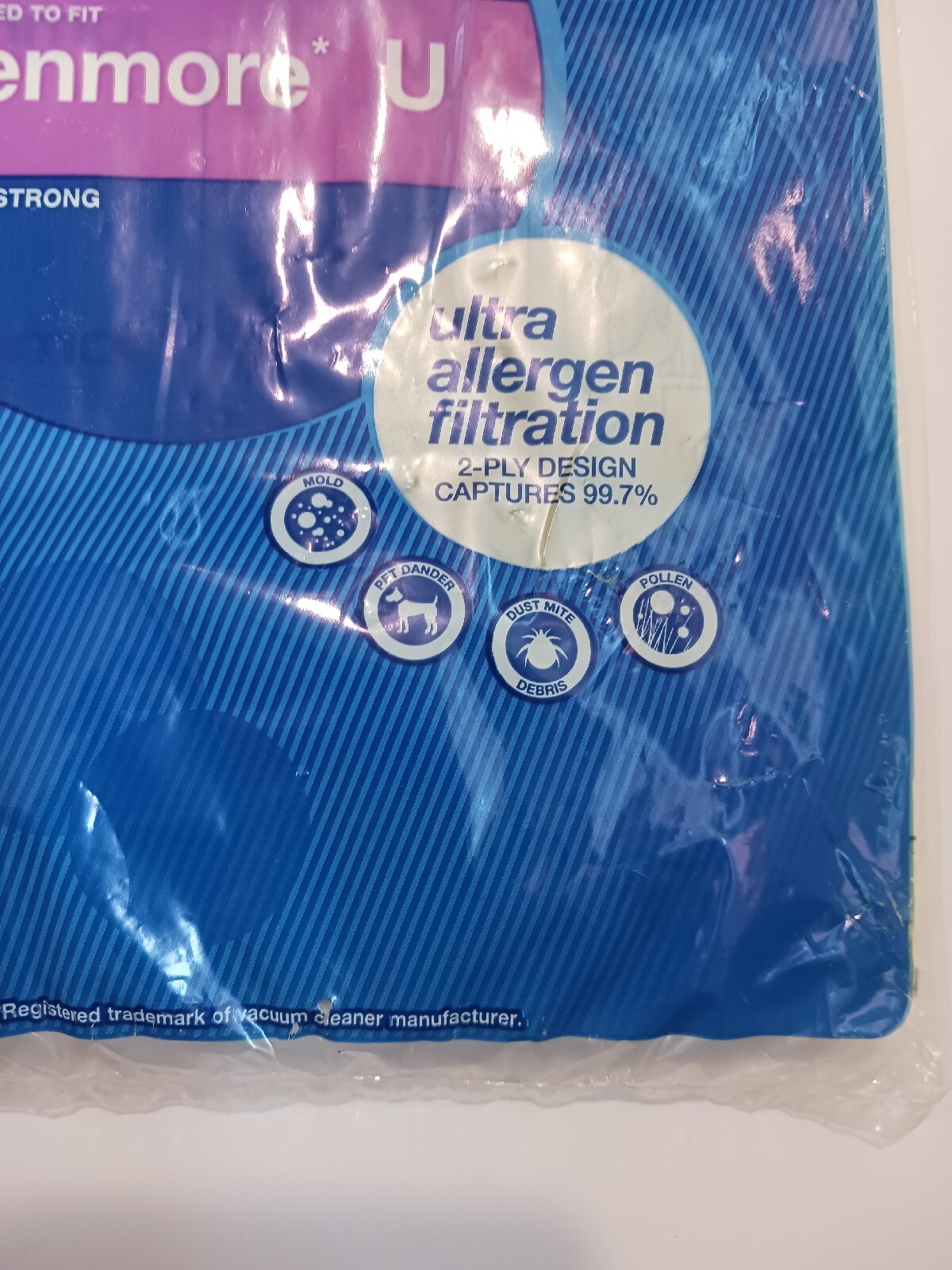 Ultra Care Vacuum Bags Kenmore U Uprights 3 Pk Ultra Allergen