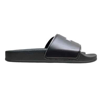 P448 Water Resistant Slide Sandals Arch Support Footbed Black Women Size EUR 38^