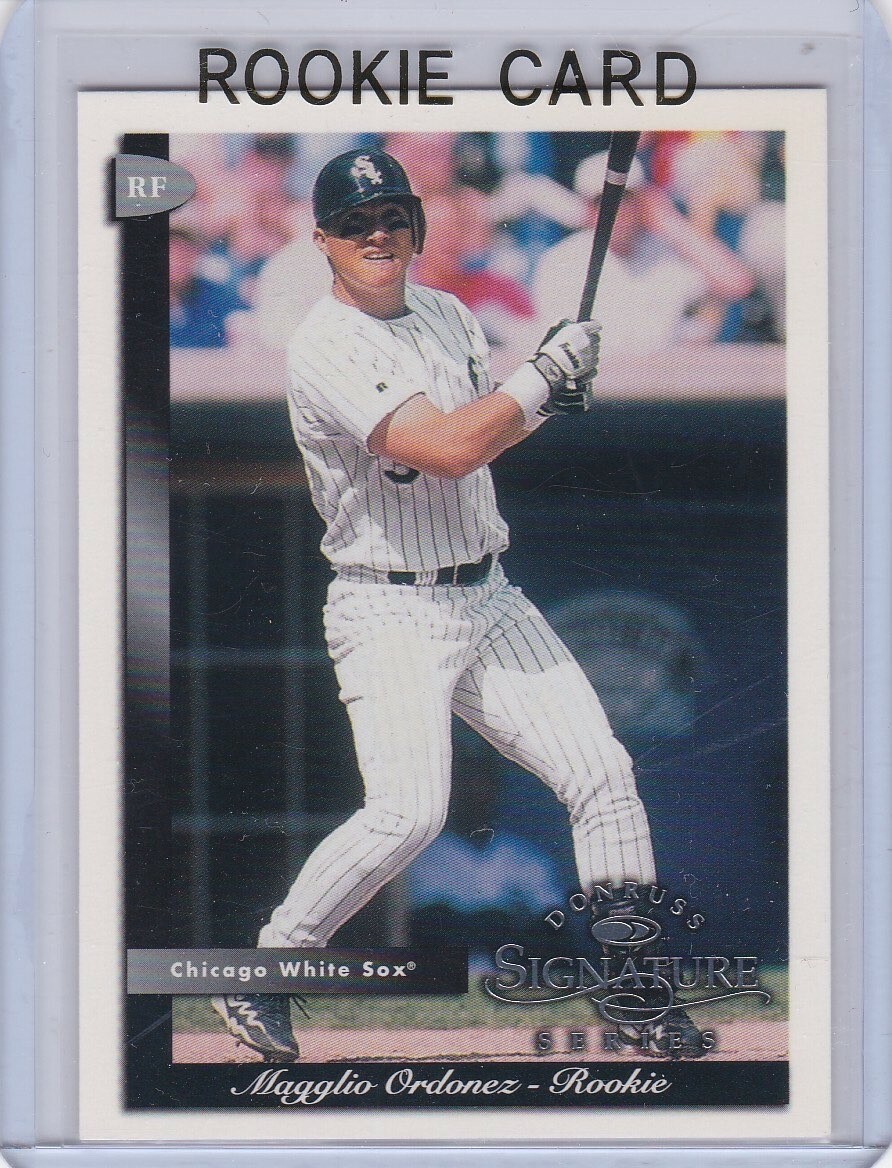 証明書付き magglio ordon直筆サインスパイク MAGGLIO ORDONEZ ROOKIE CARD Chicago White Sox Baseball