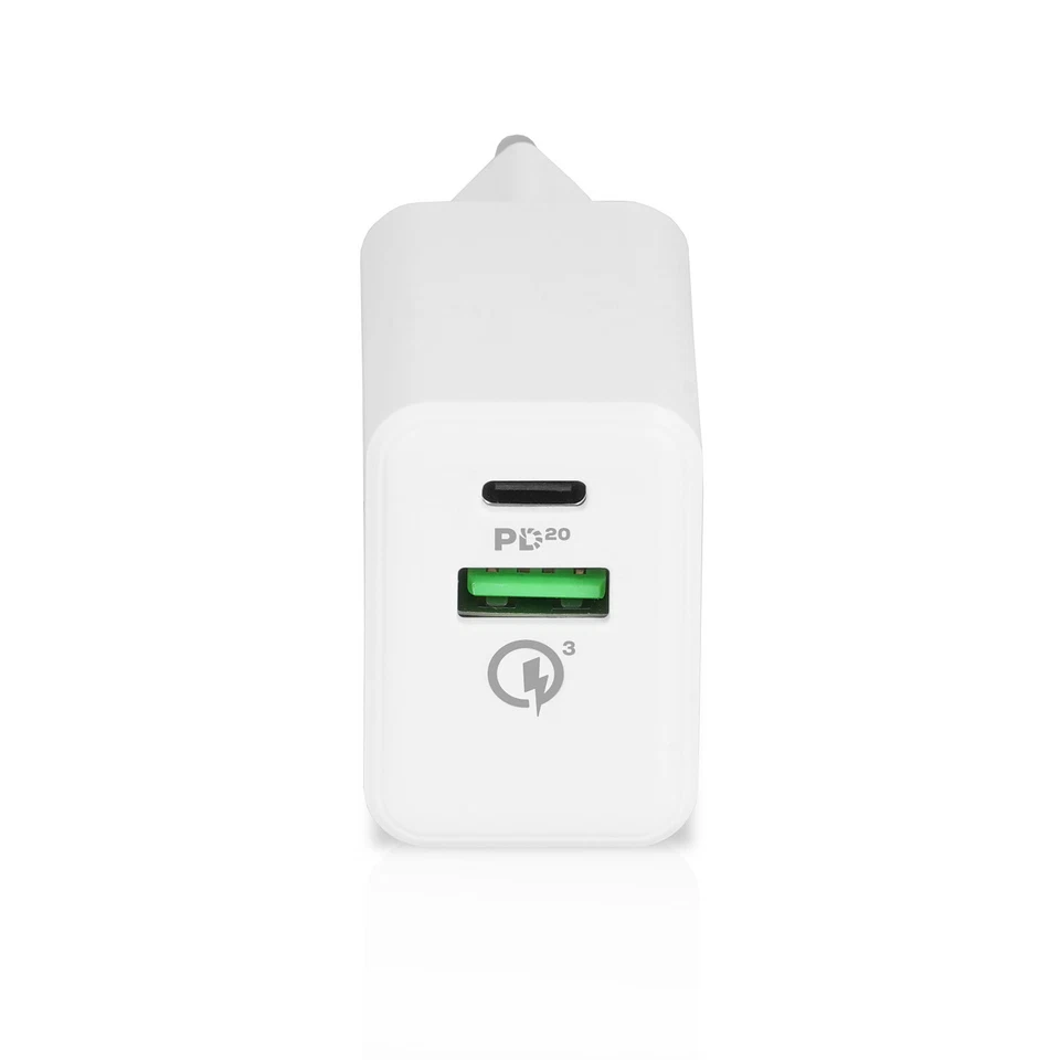 20W Schnellladegerät DUAL USB-C USB für iPhone 14 Samsung Charger QC PD Netzteil - Bild 3 von 4