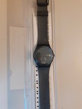Swatch GB411 - Grey Line - 1989 - NEW NEW NEW 