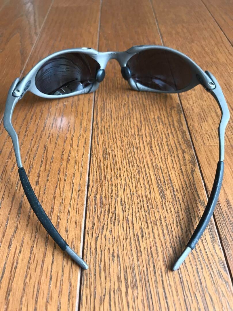 Oakley Romeo X-METAL / USA made black iridium sunglasses Fashion