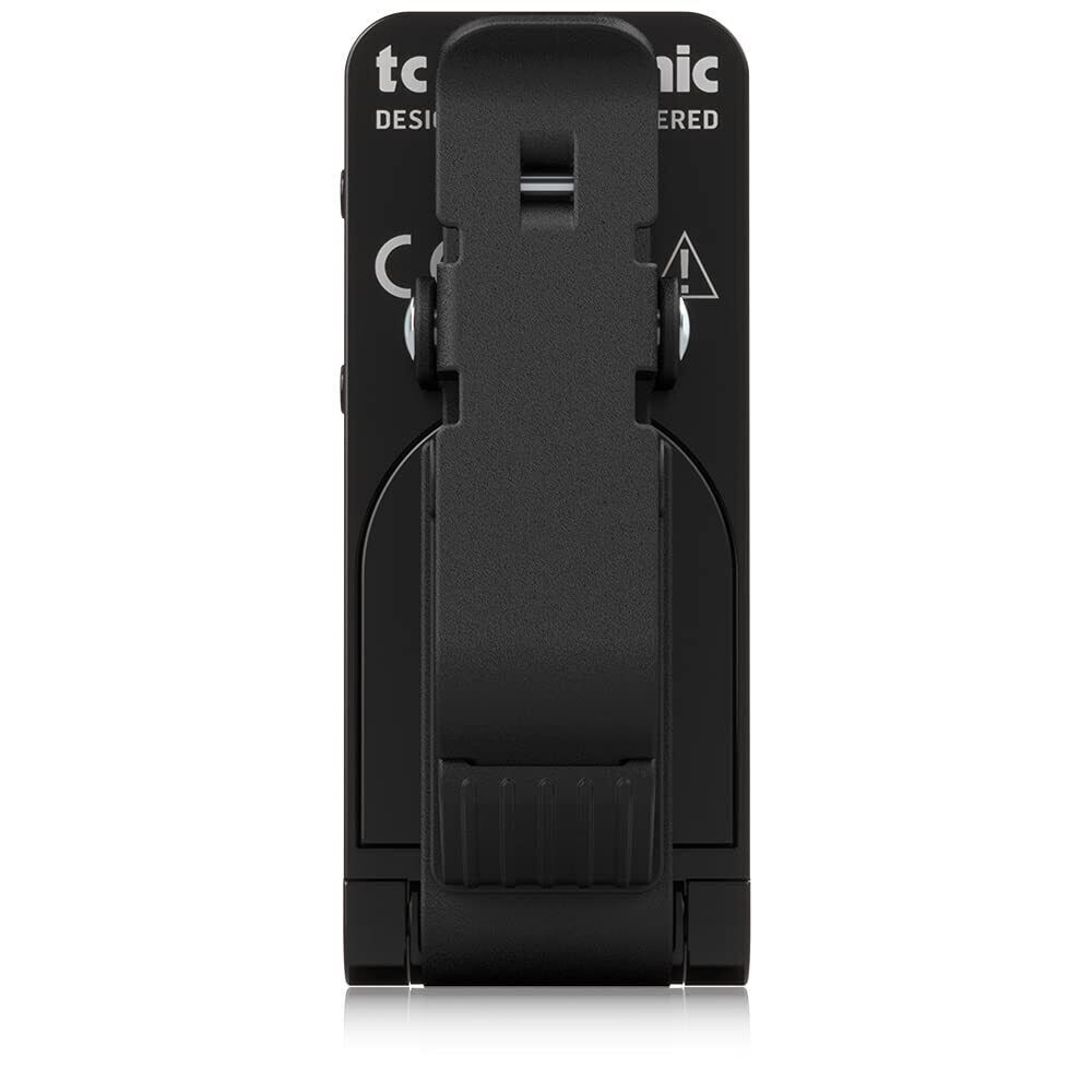 TC Electronic 966111101 Polytune Clip-On Guitar Tuner - Black for