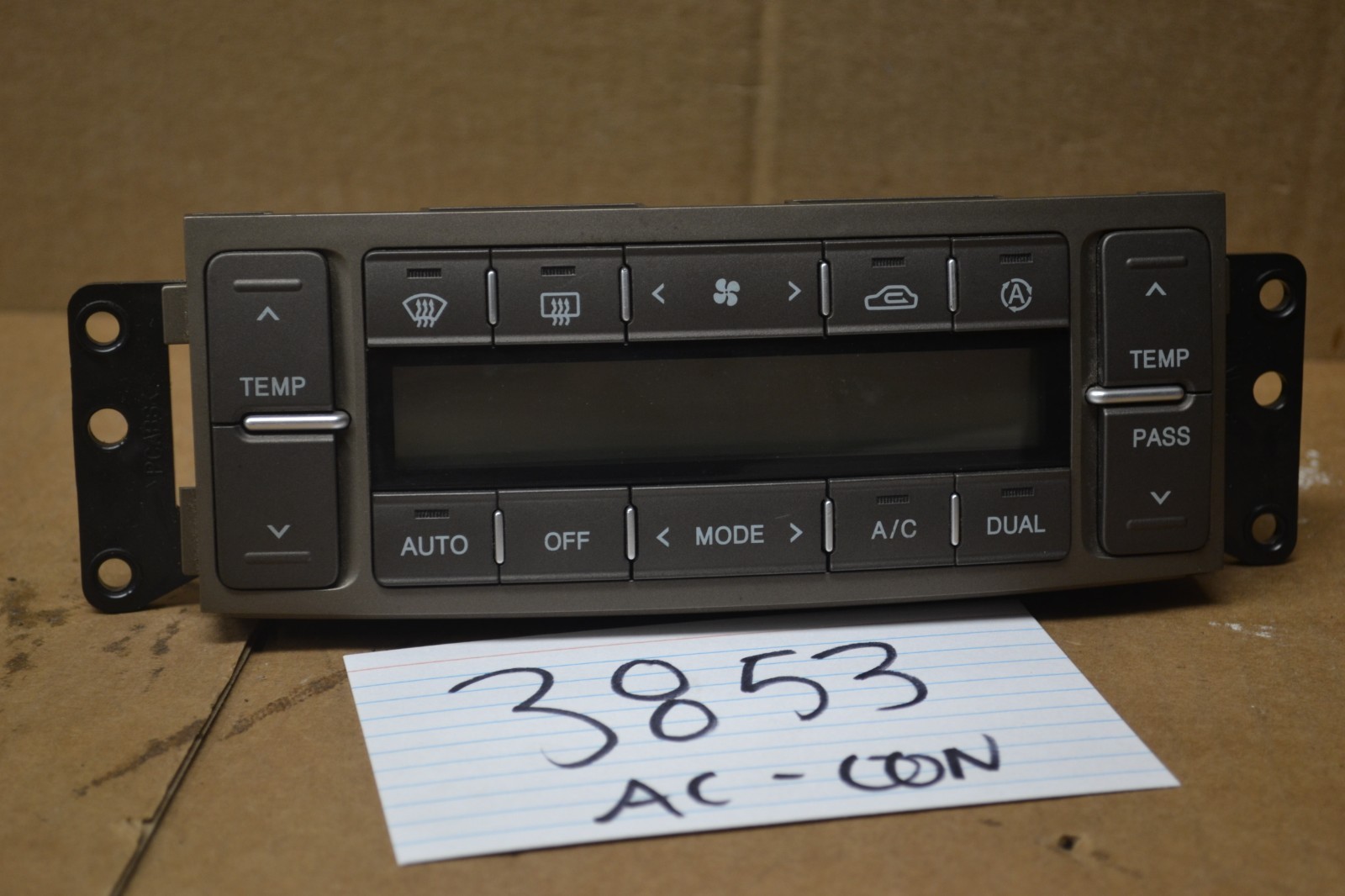 06 07 08 09 10 Hyundai Azera AC and Heater Control Used Stock #3853-AC 
