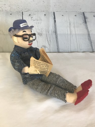 Vintage Mr. & Mrs. Social Security Dolls Stuart Inc. Posable - Picture 6 of 10