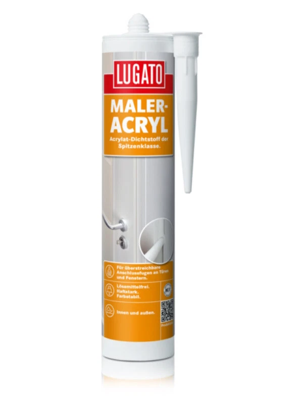 Lugato Maleracryl 310 ml Dichtstoff Dichtmasse Acryl
