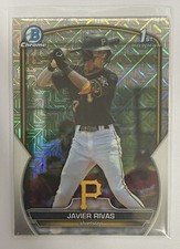 2023 Bowman Chrome #BCP-159 Javier Rivas 1st Mojo Refractor