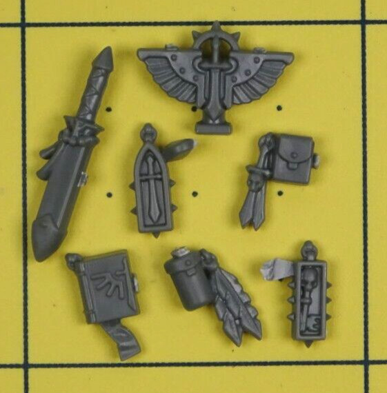 Warhammer 40K SM Dark Angels Upgrades Deathwing Terminator Accessories (C)