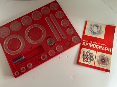 Vintage Kenner Spirograph Drawing Set 1970 And Super Circle Designer Set