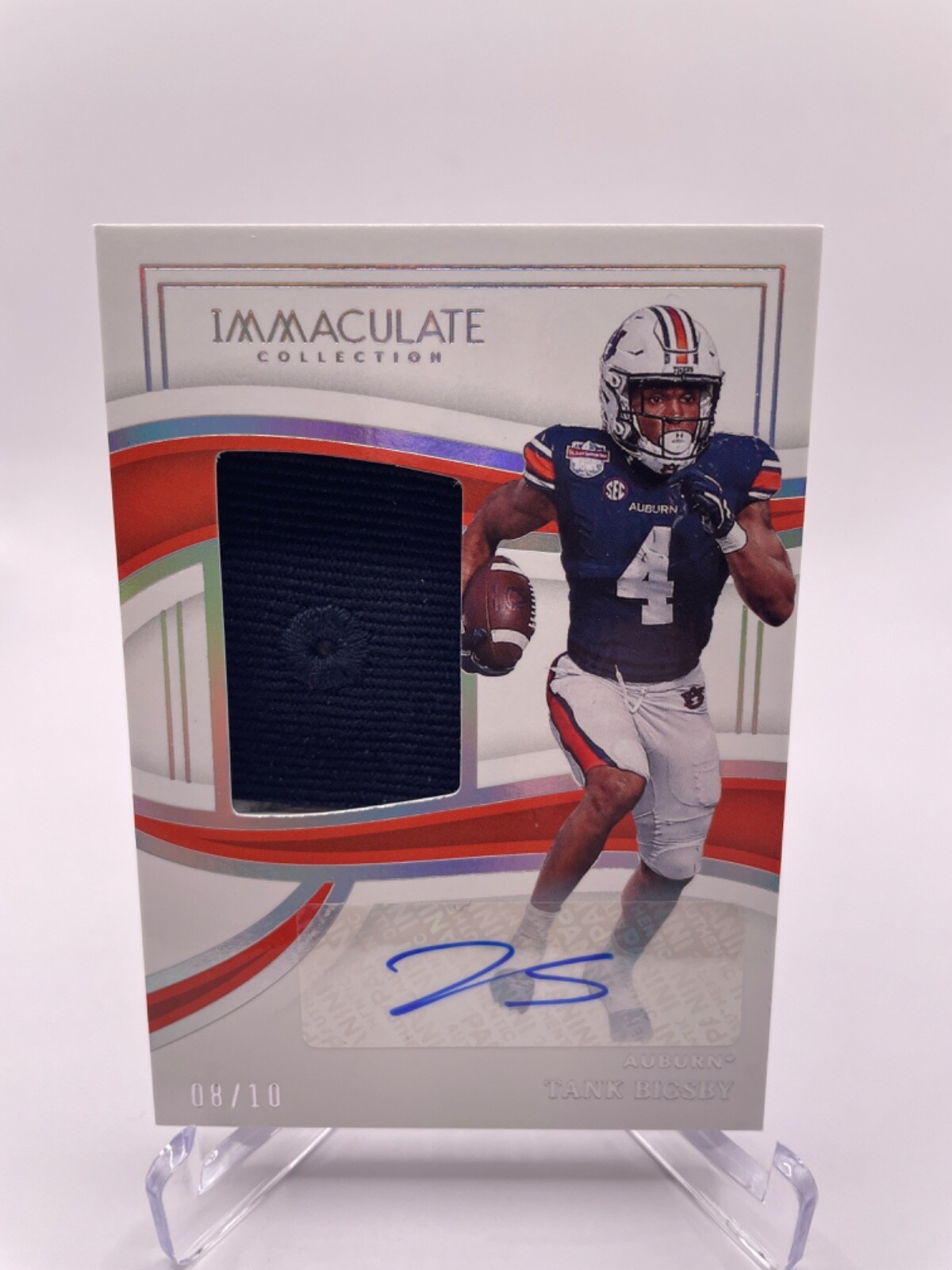 Tank Bigsby 2023 Panini Immaculate Collegiate 8/10 Jaguars Auburn RPA RC Patch Auto