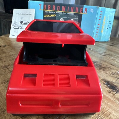 READ Betamax Rewinder MUSTANG Red VHS VCR Turbowinder BR