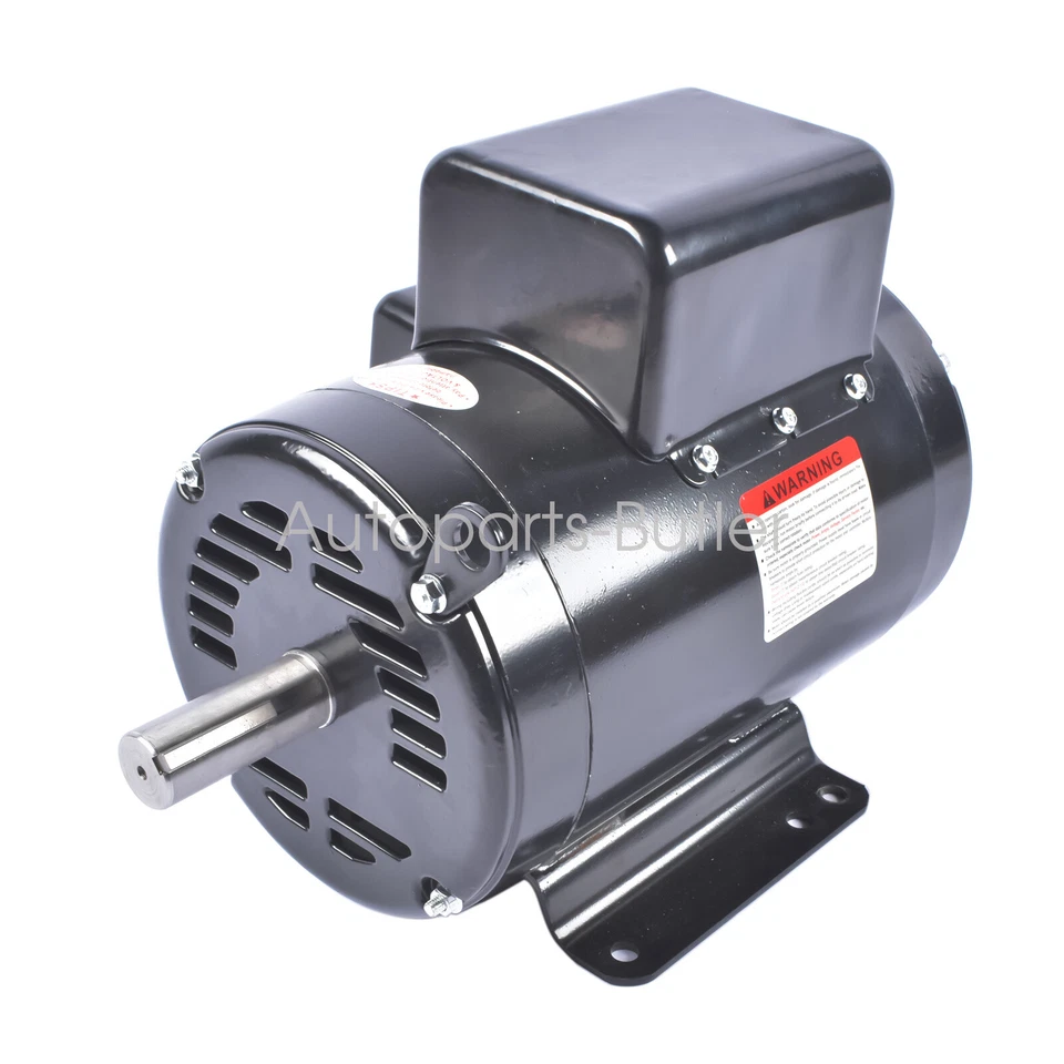 7.5 HP Single Phase Electric Compressor Motor 3450RPM 184T Frame CW/CCW Rotate - Image 3 of 4