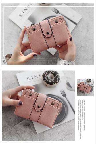 Womens Wallet Small Leather Clutch Credit Card Holder Coin Purse Handbag Pocket - Picture 8 of 17