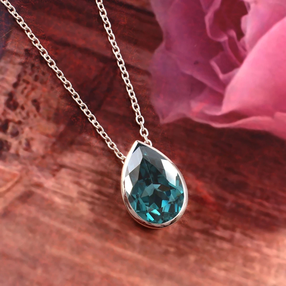 Collana Artigianale In Argento 925 Con Tormalina Multicolore - Pietre Naturali Sfaccettate 4mm, Fatte A Mano In India