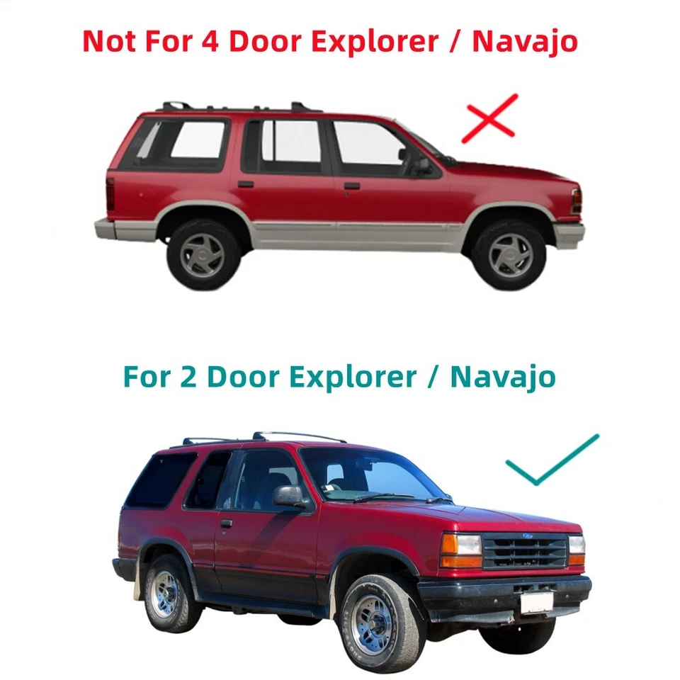 Passenger/Right Window Glass PRIV For 91-97 Ford Explorer 91-94 Mazda Navajo 2DR Foto 2 de 4