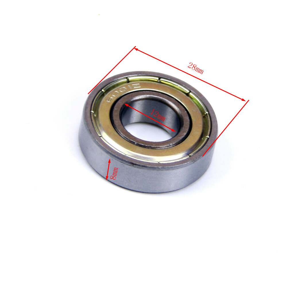 2x 6001Z 28mmx12mmx8mm Roller-Skating Wheels Deep Groove 2x 6001Z 28mmx12mmx8mm Roller-Skating Wheels Deep Groove