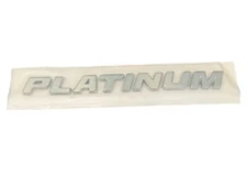 Sportsman Boats Silver Platinum Chromax Decal  8" x 3/4"