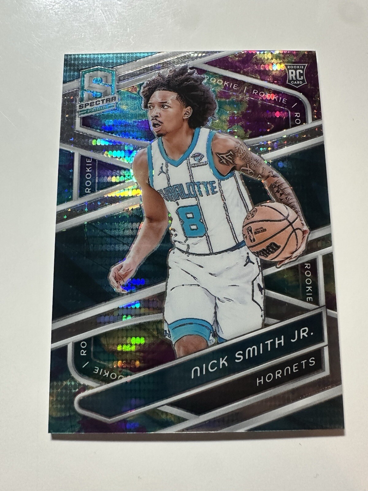 2023-24 Panini Spectra Celestial Prizm #141 Nick Smith Jr. RC Rookie /125