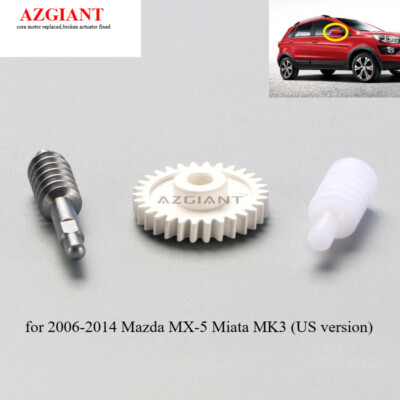 3pc Power Wing Side Mirror Folding Motor Gear for 2006-2014 Mazda MX-5 Miata MK3