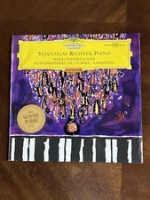 RACHMANINOFF RICHTER PIANO C.TOS 1960 DG GER 138 076 SLPM RED STEREO RARE LP