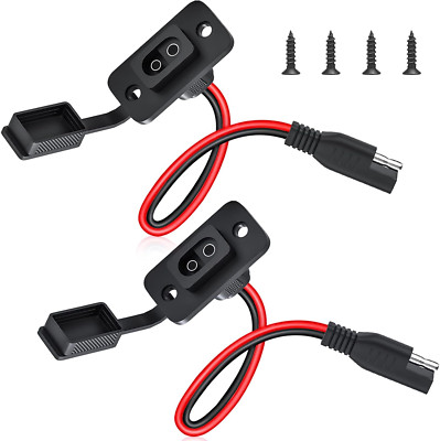 Rectangular SAE Connector Power Socket Sidewall Port, Weatherproof SAE Quick ...
