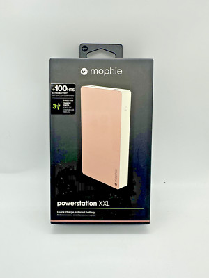mophie Powerbank XXL Powerbank 20.000mAh 3xUSB Port Rosa über 100 Aufladungen