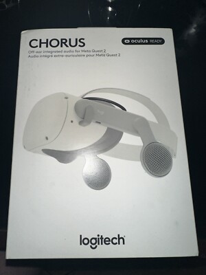Logitech - Chorus VR Off Ear Headphones for Meta Quest 2 - White NEW IN BOX