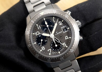 SINN 41 mm 103 Ti AR UTC Chronograph TITAN GMT AUTOMATIK FULL SET 103.078 REVI!