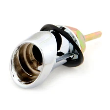 65 66 Ford Mustang Trunk Lock Cylinder Sleeve Bezel Housing