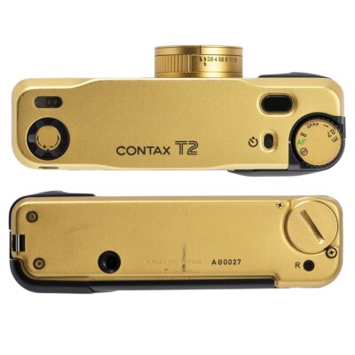 CONTAX T2 GOLD 60 YEARS LIMITED EDITION POINT & SHOOT FILM