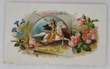 c1890  TEUTONIA Cigar Factory Inner Box Label GREAT CONDITION Geo S Smith & Sons
