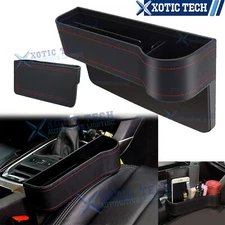Car Seat Center Gap Catcher Filler Storage Box Pocket Organizer Holder SUV Truck