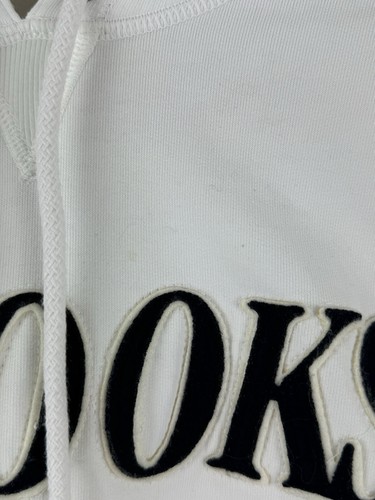 Brooks Running Co Heritage Pullover Hoodie Womens Size Medium White - Picture 10 of 10