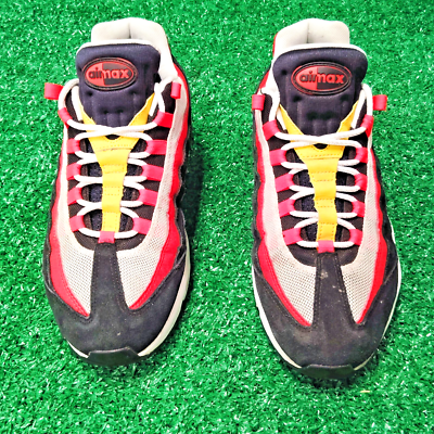 Nike Air Max 95 Essential Sneakers Men's Size 10 Red Black Low Cut