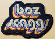 Embroidered Boz Scaggs Band Patch approx 2.5x3.5"