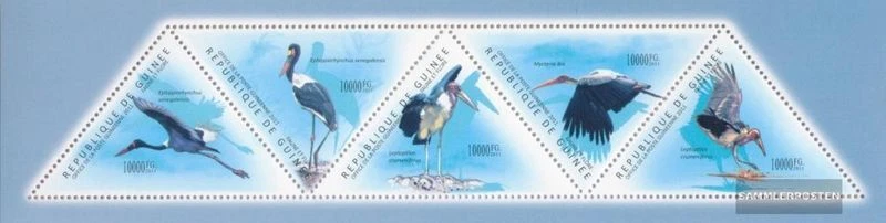Guinea 8631-8635 Kleinbogen (kompl. Ausgabe) postfrisch 2011 Vögel - Bild 1 von 1