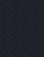 Wilmington Essentials After Midnight - Black Dotted Scrolls 39127-999