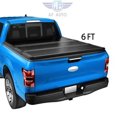 6FT Hard Tonneau Cover Truck Bed For 2016-2023 Toyota Tacoma Tri-Fold Waterproof